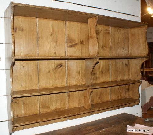 Antique Pine Hanging Shelves