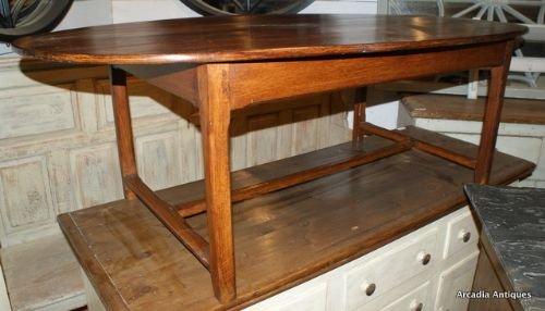 Oval Oak Coffee Table