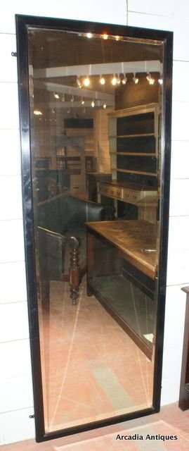 Ebonized Shop Mirror