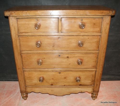 Polished Chest of Drawers