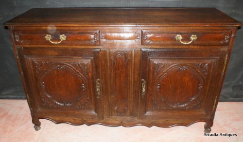 Oak Carved Buffet