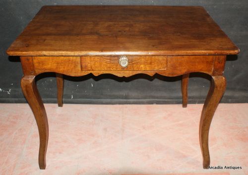 Oak & Fruitwood Side Table