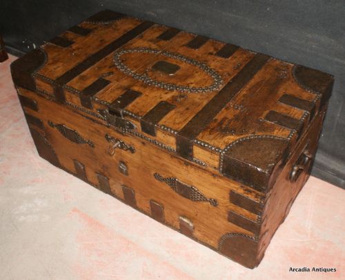 Studded Pine Chest