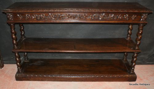 Carved Oak Buffet