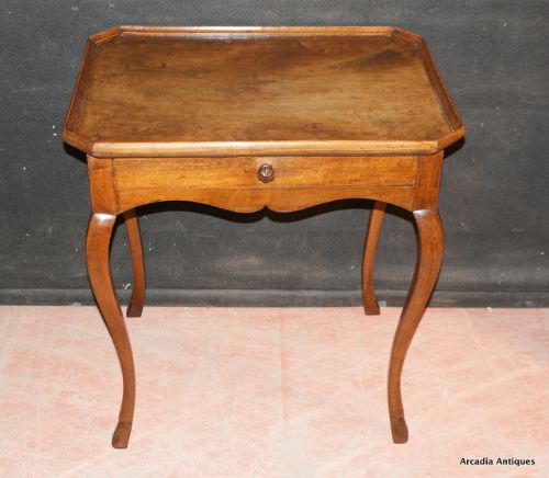 Walnut Lamp Table