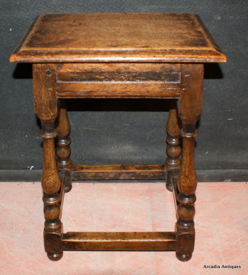 Oak Joint Stool