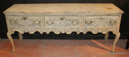 Geo III Oak Dresser Base
