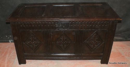 Antique Oak Coffer