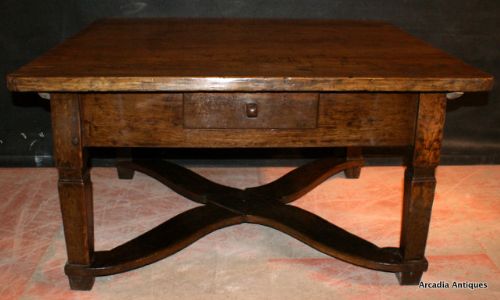 Antique Oak Low Table