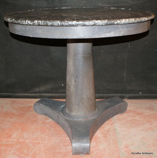 Antique Marble Topped Side Table