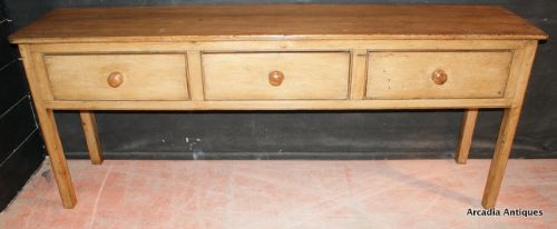 Antique Pine Dresser Base