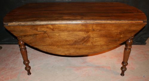 French Walnut Drop Leaf