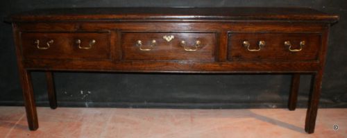 Antique Elm Server / Dresser Base