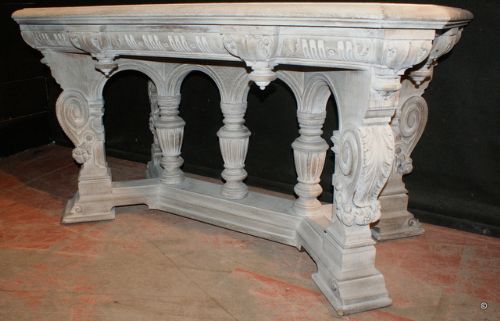 Bleached and Limed Centre Table
