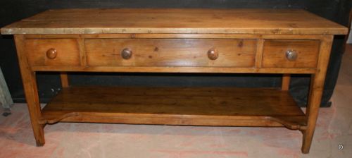 Antique Pine Dairy Table