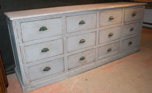 French Bank of Drawers