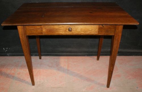 French Oak Side Table