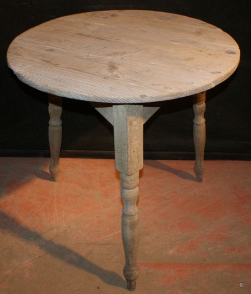 Antique Pine Cricket Table