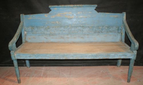 Original Painted Swedish Bench