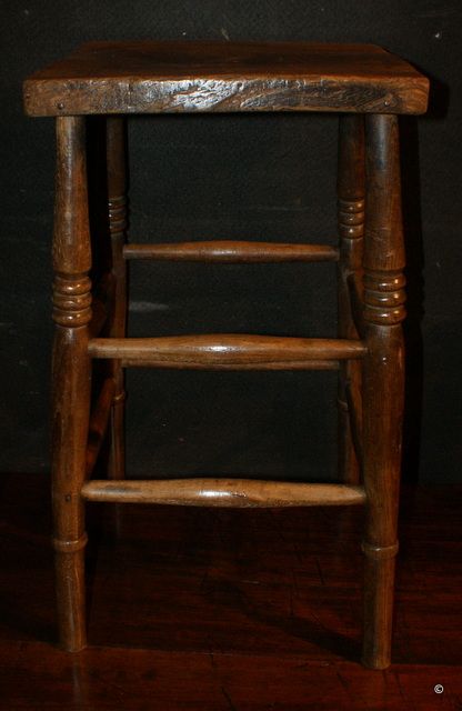 Tall Elm Stool