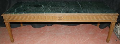 Carved Pine Low Table