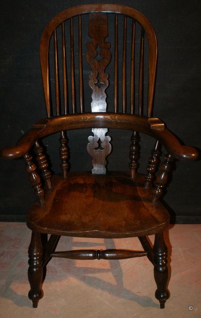 Elm & Fruitwood Windsor Chair