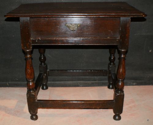 English Oak Lamp Table