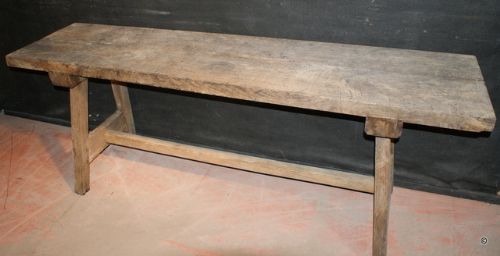 Bleached Trestle Table / Server