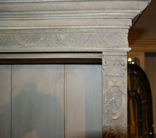 Bleached Continental Bookcase