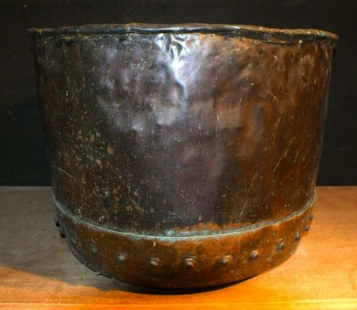 Copper Log Bin
