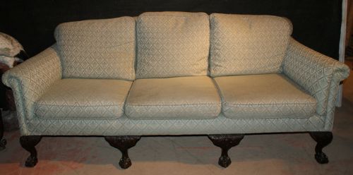 Carved Mahogany Sofa