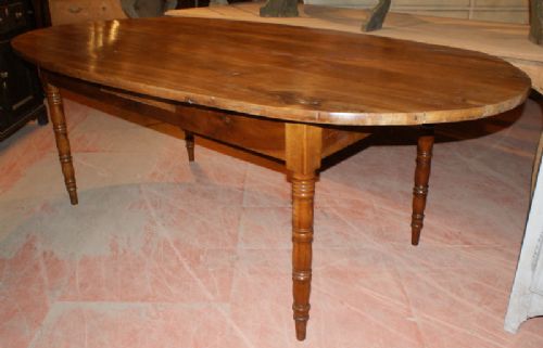 French Cherrywood Oval Table