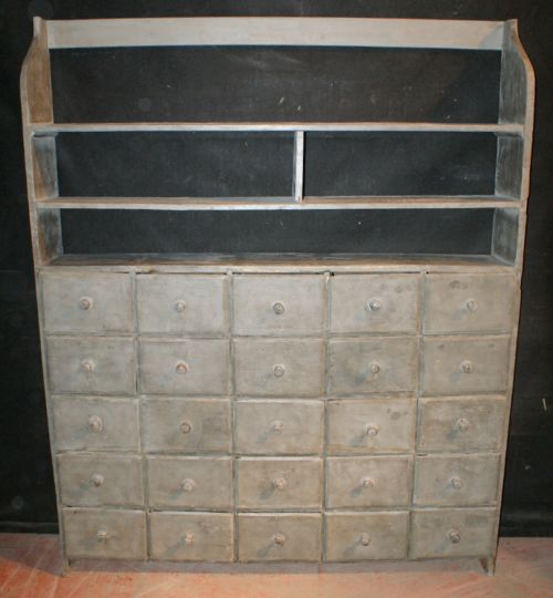 Bank of 25 Drawers