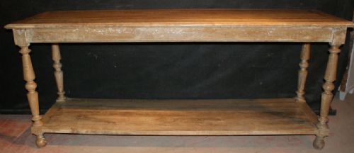 Bleached Oak Drapers Table