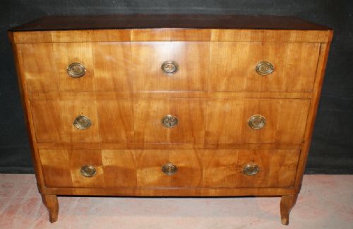 Birch Biedermeier Commode