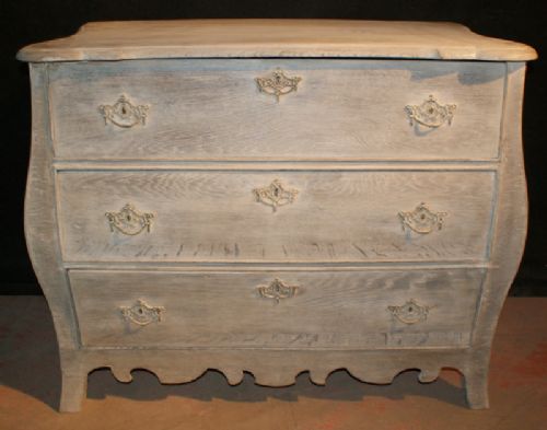 Bleached Bombe Commode