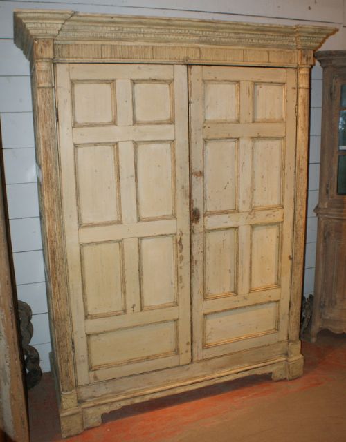 Original Painted Linen Cupboard