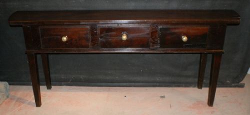 Oak & Fruitwood Serving Table