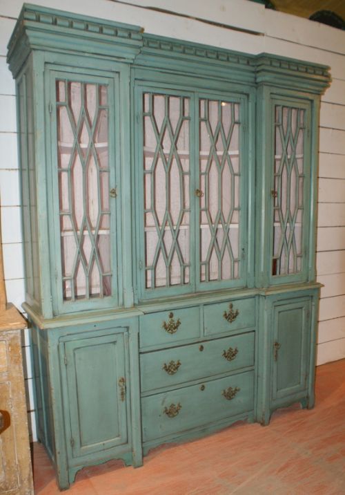 Astragal Glazed Breakfront Bookcase