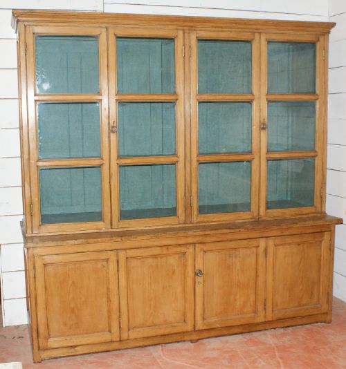 Pine Housekeepers Cupboard / Bookcase