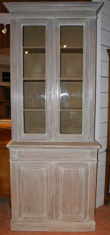 Painted Glazed Bookcase
