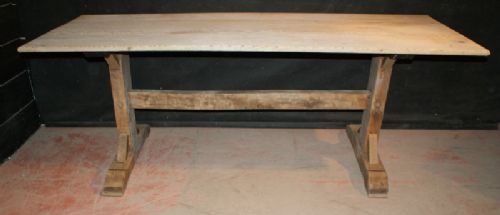 Bleached Oak Trestle