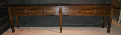 Antique Chestnut Serving Table