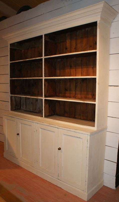Antique Painted Bookcase