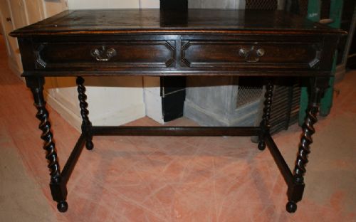 Barley Twist Oak Desk
