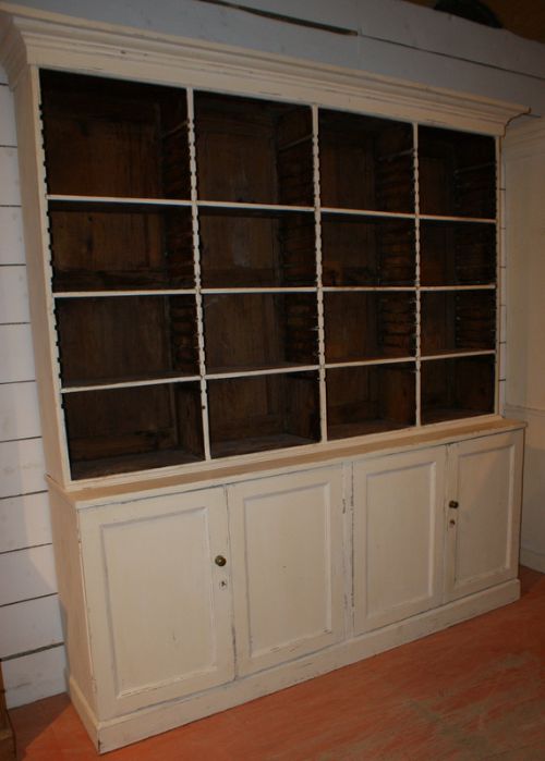 Antique Painted Bookcase