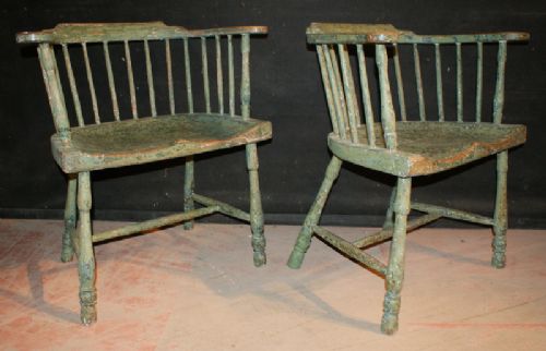 Wonderful Pair of Windsor Chairs