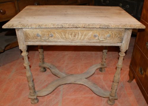 Bleached Lamp Table