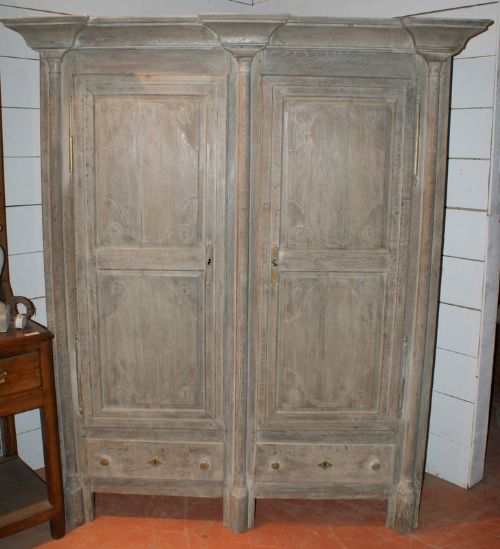 Bleached Oak Armorie