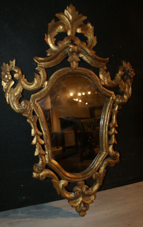 Carved Spanish Mirror